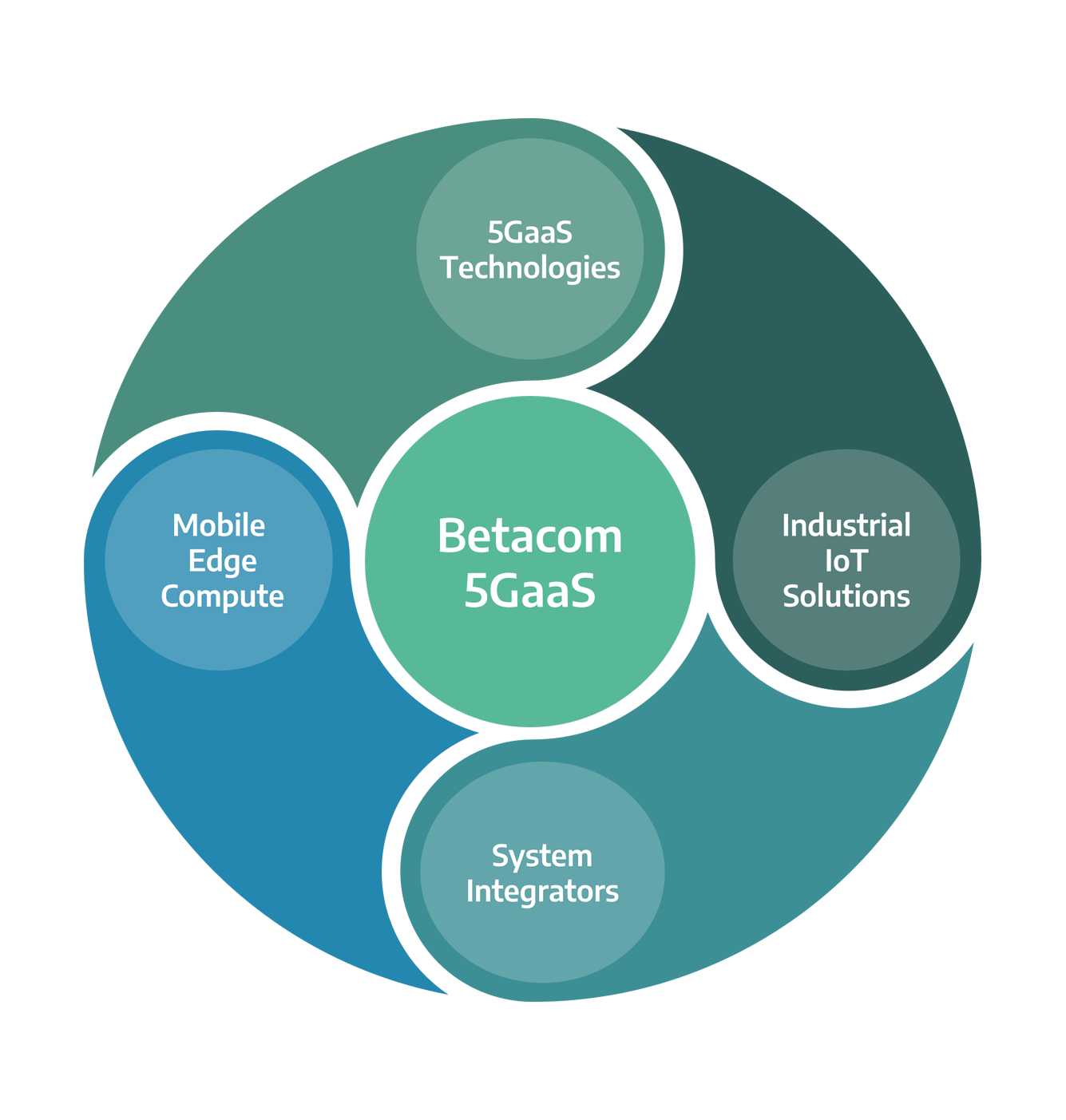 Betacom 5GaaS partner ecosystem graphic